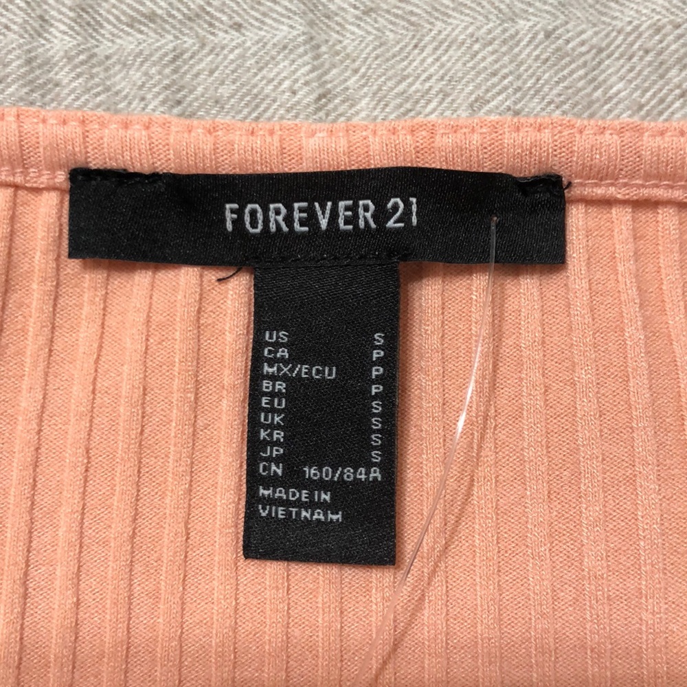 3/25🥳 FOREVER 21: Ribbed Camisole Dress w/ Lace - Picture 4 of 5
